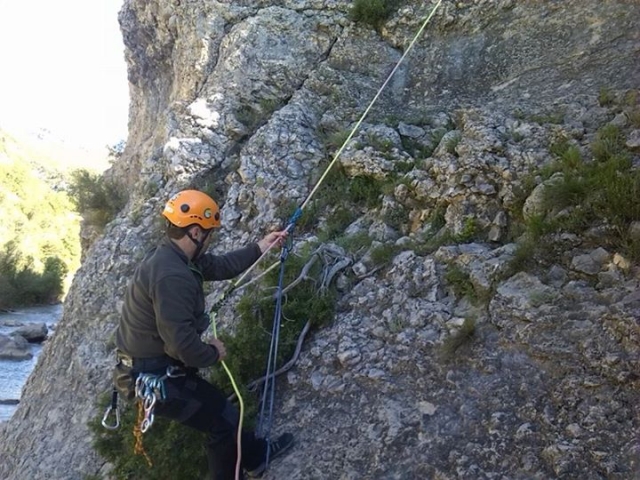 descenso rapel